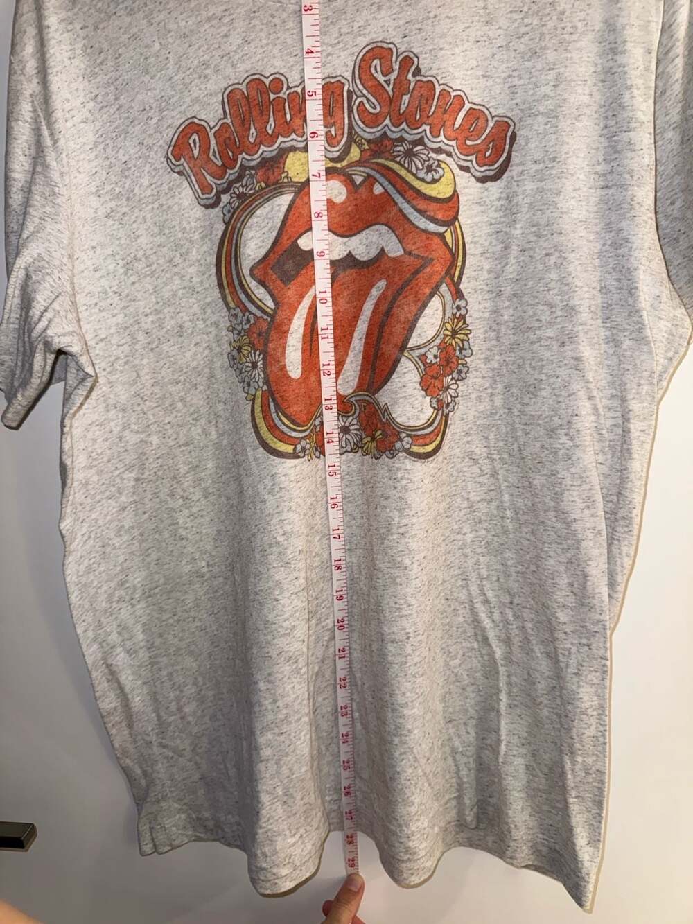The Rolling Stones Graphic T-Shirt Gray Size Large - Picture 6 of 6
